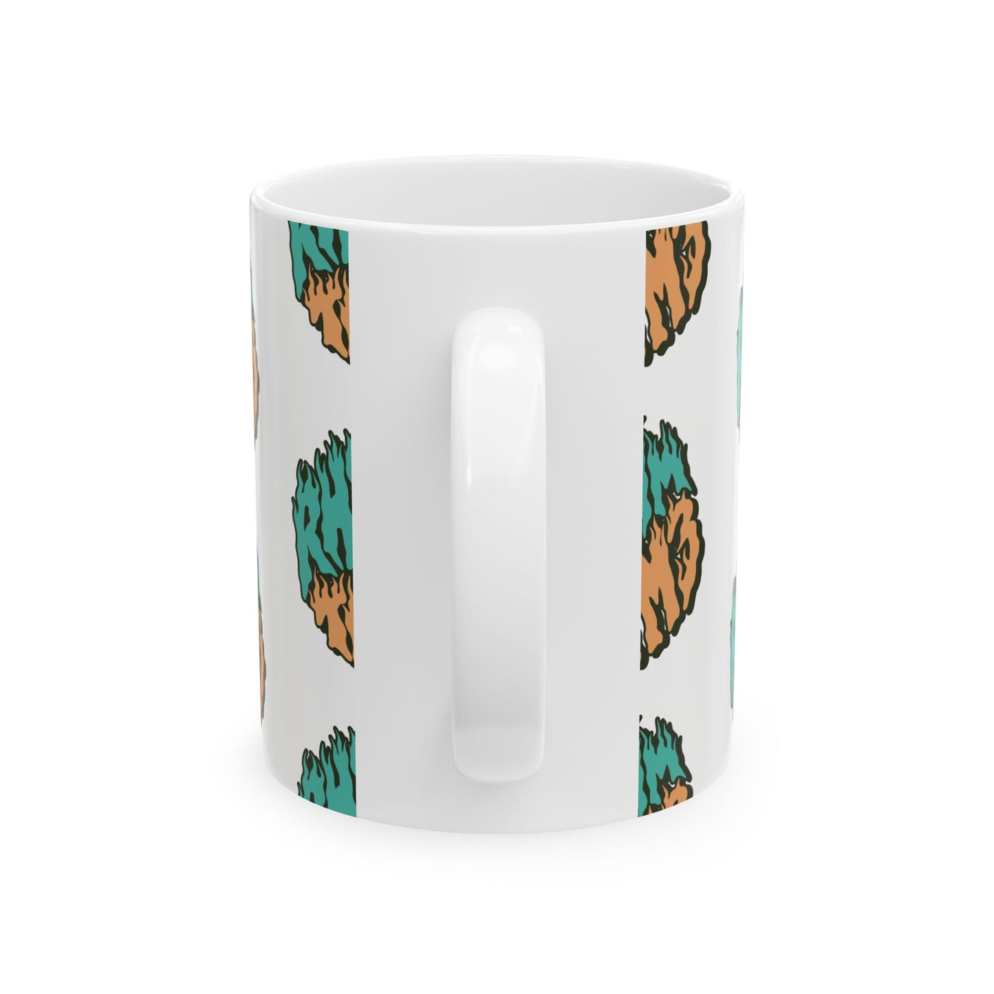 Tiled Rhythm The M3 Ceramic Mug - 11oz & 15oz - Fun Vibe for Music Lovers