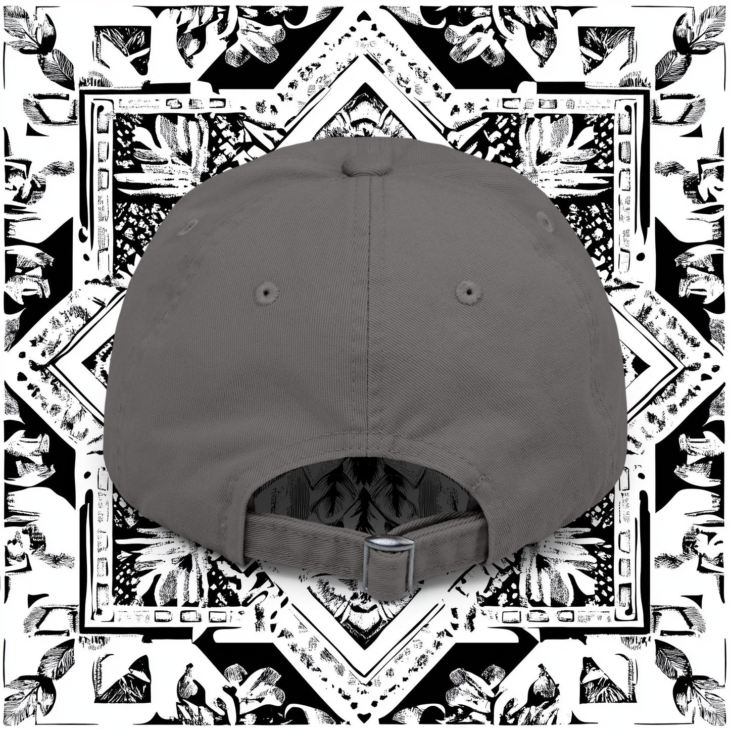 Distressed Cap - 'RTM3' Graphic Hat