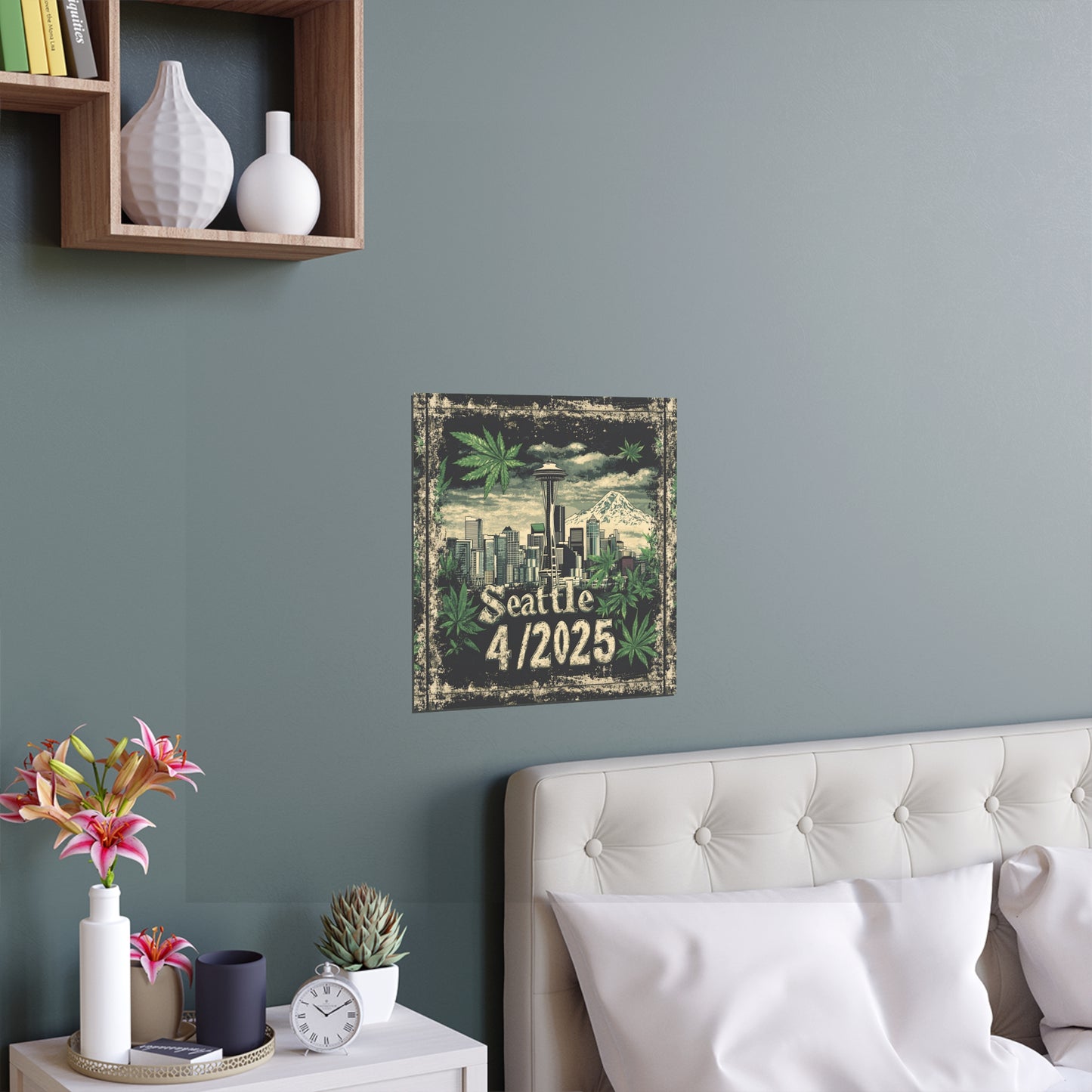 Seattle 4/2025 Silk Poster - Indoor & Outdoor Wall Art