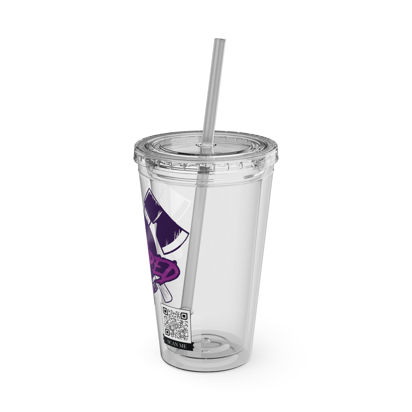 #011 - CHOPP3DxTHR33FY | Tumbler with Straw, 16oz