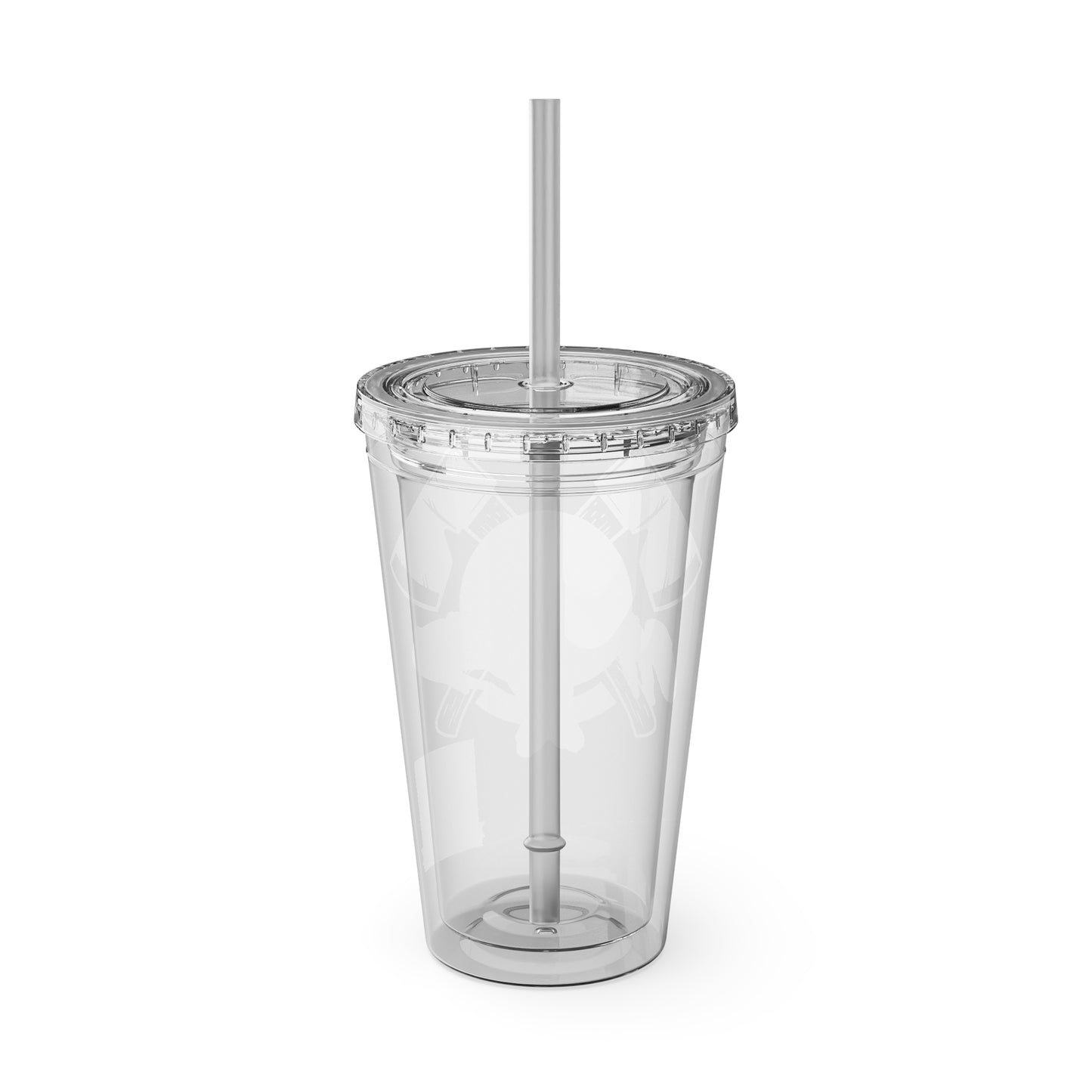 #011 - CHOPP3DxTHR33FY | Tumbler with Straw, 16oz