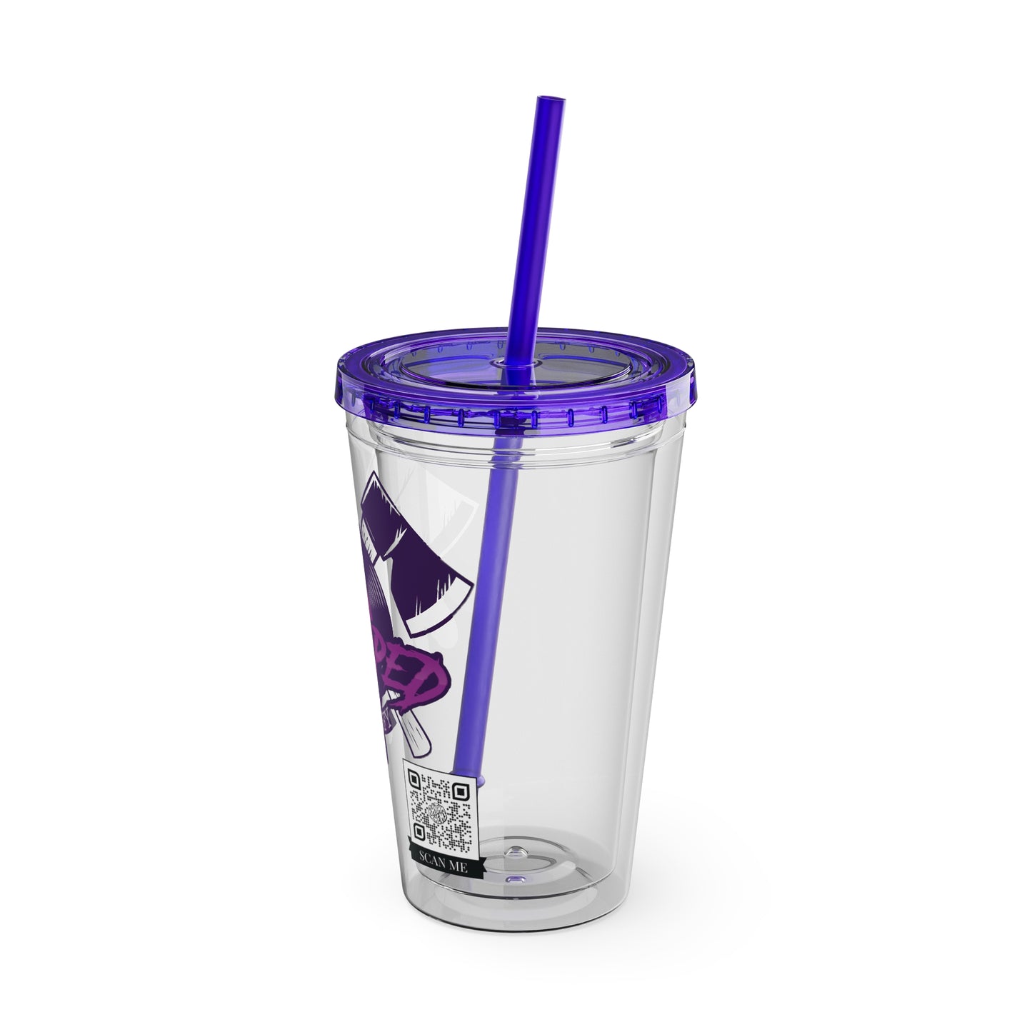 #011 - CHOPP3DxTHR33FY | Tumbler with Straw, 16oz