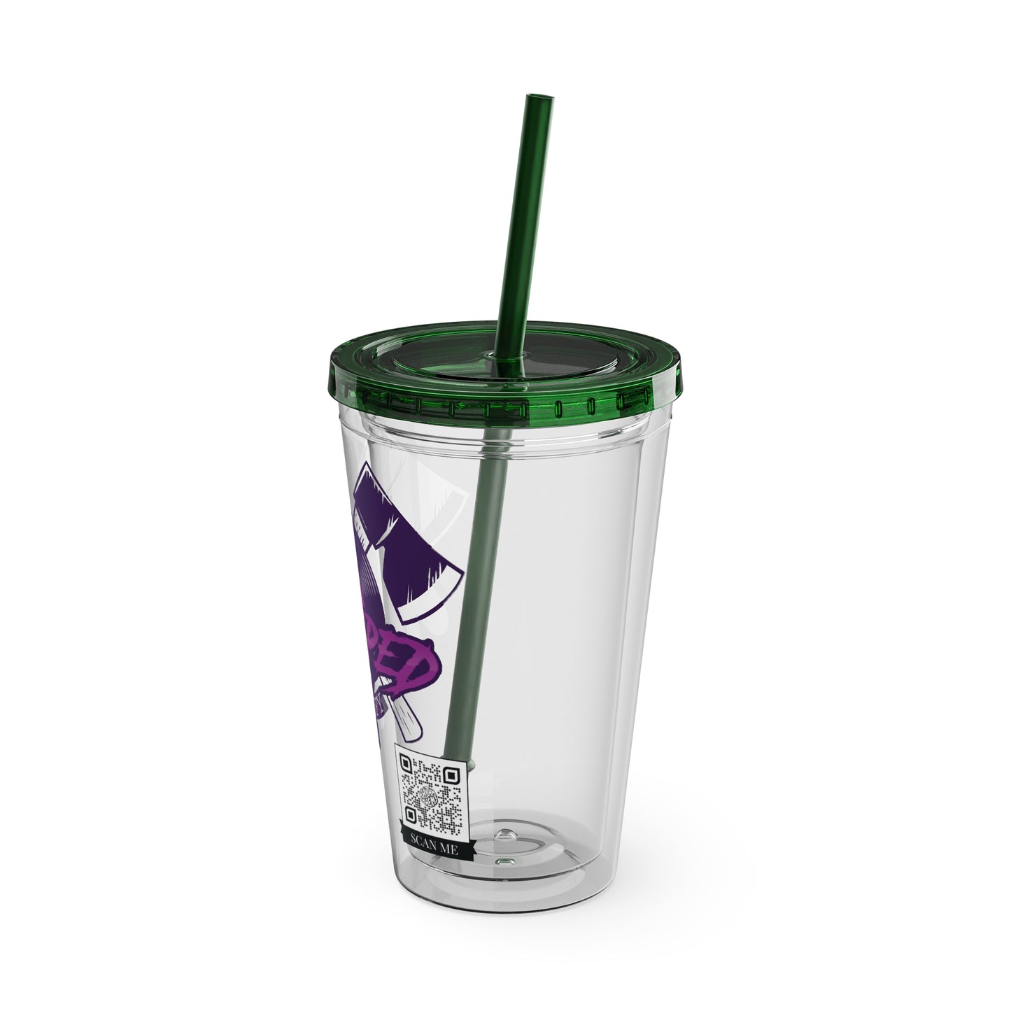 #011 - CHOPP3DxTHR33FY | Tumbler with Straw, 16oz